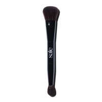 Brocha De Maquillaje Saie The Double Brush Para Polvo Y Crema