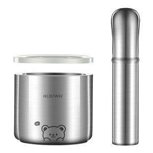 Magideal - Juego De Molido De Especias Resistente Con Mortero Y Maja Para Salsa Picante De Jengibre Y Pimienta