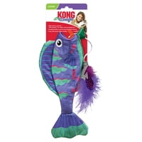 Señuelo Con Plumas Para Gatos Toy Kong Wrangler, Pez Pescador, Con Hierba Gatera