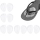 thumbnail image 1 of Almohadillas metatarsales de gel para sandalias tipo flip flop Doromy, silicona transparente, 5 pare, 1 of 5