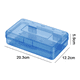 thumbnail image 3 of Xiao Hua Caja de Almacenamiento de Papelería Multifuncional de Gran Capacidad, Caja de Herramientas para Pintura, Verde Claro, 1 Pieza, 3 of 4