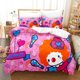 thumbnail image 1 of Happy Family Quilt Set RABBYCC Circus Carnival Bedding Set Double King Bed Set Children's Bedroom Down Coat Set Bed Sheets, 1 of 5