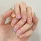 thumbnail image 1 of Square Press On Nails Short Fake Nails French Tip Colorful Glue On Nails With Designs 24 Pcs Glossy Acrylic Nails For Women And Girls, 1 of 2