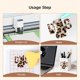 thumbnail image 5 of Vinilo HTVRONT Leopardo - Pack de 10 unidades compatible con Cricut, 5 of 7