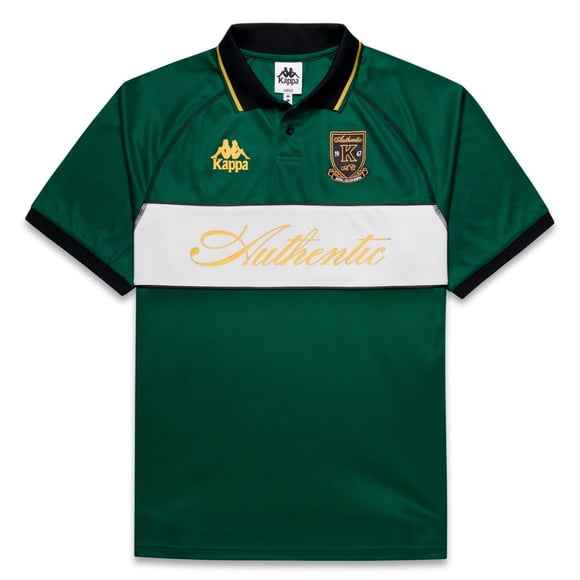 Camiseta Kappa Men Authentic Norton Green White