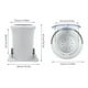 thumbnail image 2 of Secador portátil accionado con pies GXFCHYL, 12 l/3,17 gal, blanco, 2 of 3