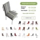 thumbnail image 3 of Cubiertas de la silla del comedor,Cubiertas de la silla del comedor Set de 4,Silla impresa Slipcover,Lavable extraíble suave,Cubierta del asiento protector de muebles para mascotas,Ajuste un, 3 of 3