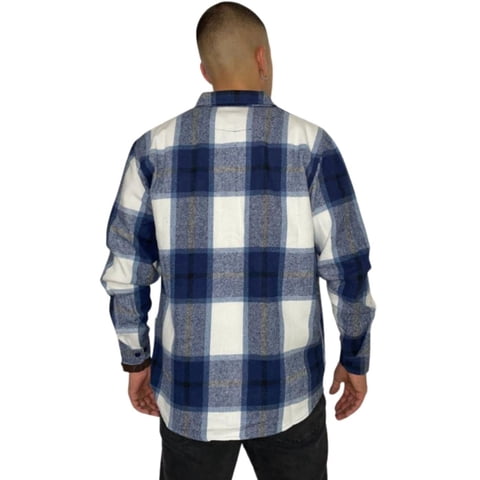Likeshop - Camisa Algodón Invierno Leñadora A Cuadros Hombre 0033