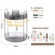 thumbnail image 2 of Caddy BEFSOP Organizador Giratorio de Maquillaje de 2 Niveles Gris, 2 of 7