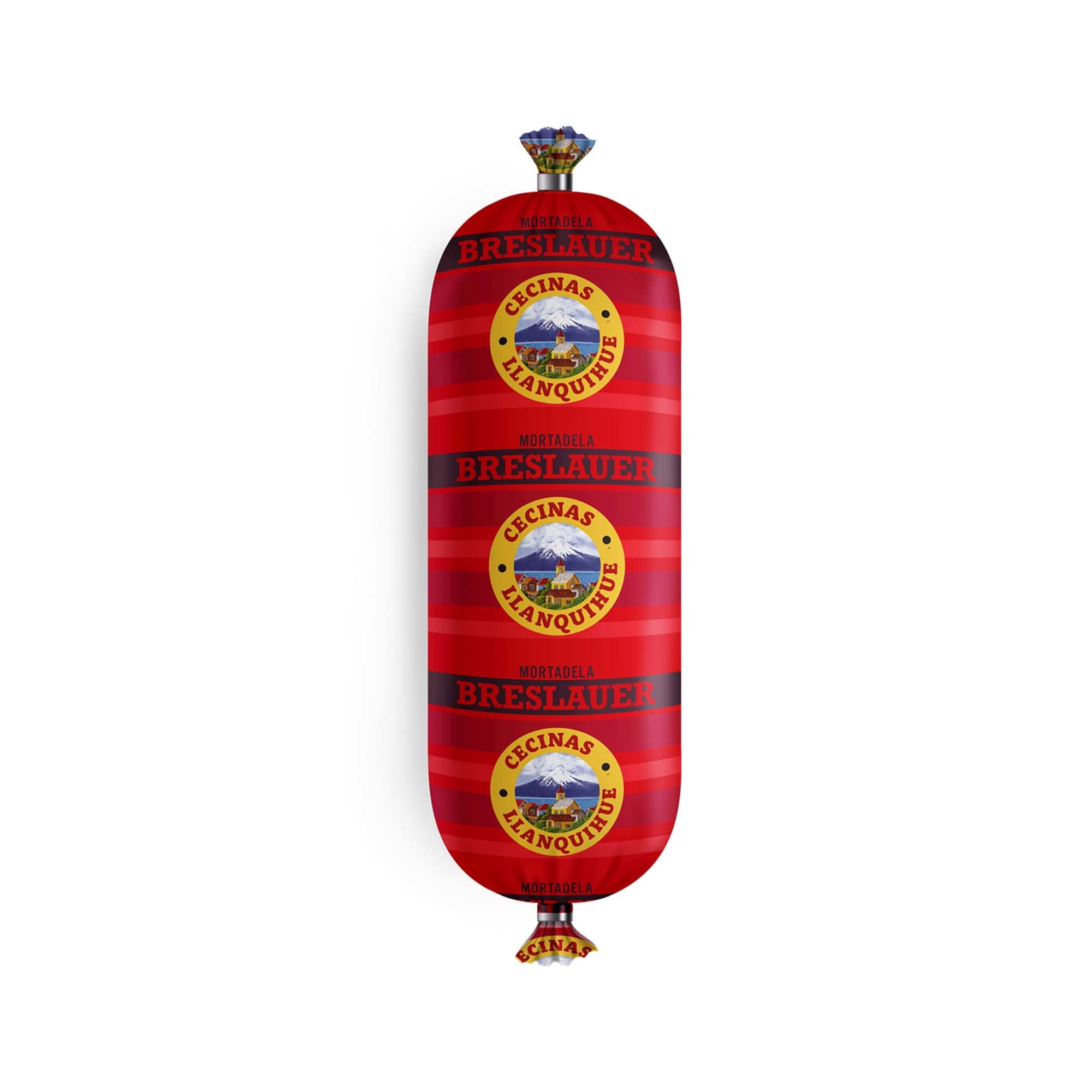 Mortadela Breslauer Tradicional 400 g Llanquihue