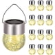 thumbnail image 1 of Luces solares de vidrio para exteriores, luces colgantes para árboles al aire libre, luces de globo, paquete de 12, luces de camino solares súper brillantes, luces LED blancas cálidas para patio, pasa, 1 of 5