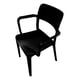thumbnail image 5 of Silla Plástica Con Apoya Brazos Minimal Negro Dvp, 5 of 5