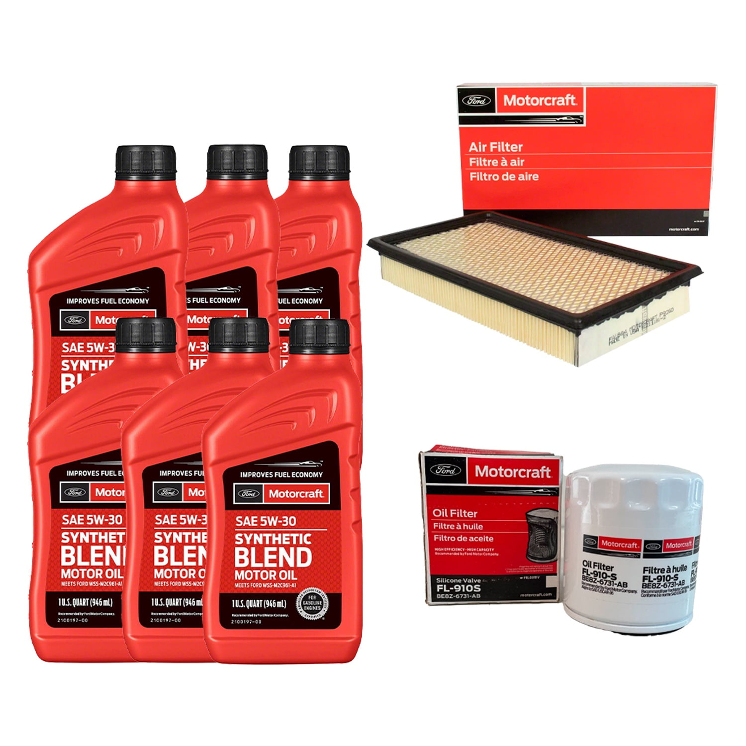 Motorcraft - Kit Mantencion Ford Explorer 2.0 Filtro Aceite+aire+aceite