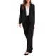 thumbnail image 2 of INSPIRE CHIC Blazers para Mujeres Regreso a Clases Atuendo de Maestra Casual de Negocios Un Botón al Frente Manga Larga Chaquetas de Traje de Oficina con Hombreras L Negro, 2 of 6
