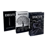 Magideal - 3 X Libros De Arte Para Decoración, Decoración De Libros, Regalo De Moda Moderno, Decoración De Lujo, Libros, Decoración Del Hogar Diy Para Soporte De