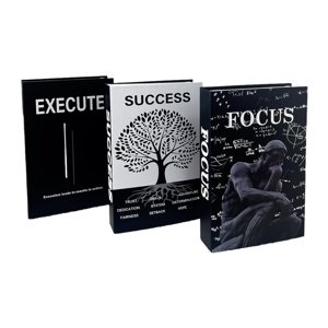 Magideal - 3 X Libros De Arte Para Decoración, Decoración De Libros, Regalo De Moda Moderno, Decoración De Lujo, Libros, Decoración Del Hogar Diy Para Soporte De