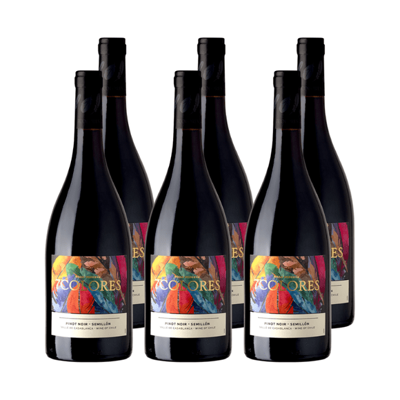 Vino 7 Colores Gran Reserva Pinot Noir / Semillon 750cc x6