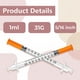 thumbnail image 5 of Jeringa de Laboratorio NEEDIVO 1 mL 31G 8 mm Empaquetada Individualmente x100, 5 of 6