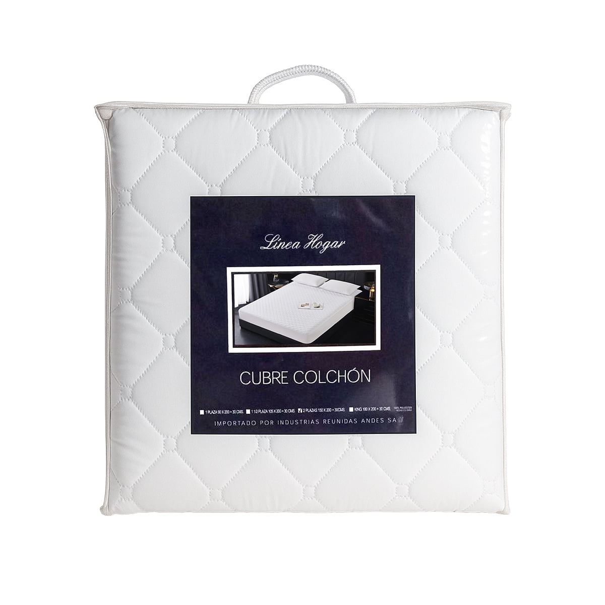 Cubre Colchón Andes Protector Impermeable 1.5 Plaza