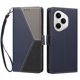 thumbnail image 3 of Funda Cartera para Honor 400 Pro con Cierre Magnético, Tricolor, Azul Oscuro, 3 of 6