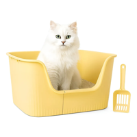 Genérico - Arenero Abierto Mediano Genérica Para Gatos Con Pala