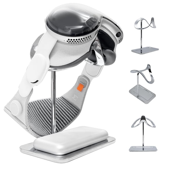 Soporte Macally de aleación de zinc con soporte para batería para Apple Vision Pro