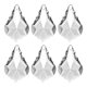thumbnail image 1 of Uxcell K9 Cristales Colgantes Cuentas Lágrima, 6 Prismas Candelabro 38mm Partes Colgantes Hoja Lámpara DIY Decoración Artes Manualidades, Transparente, 1 of 7
