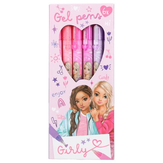 Set Bolígrafos De Gel Girly Topmodel