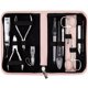 thumbnail image 1 of Tijeras 3 Swords Germany Kit de manicura y pedicura de 10 piezas con estuche rosa, 1 of 6