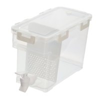 Magideal - Hervidor De Agua Fría Con Grifo, Dispensador De Bebidas Con Espiga, Jarra De Agua Fría, Dispensador De Jugo De Bebida Fría, Jarra Para Camping, Comedo 6L