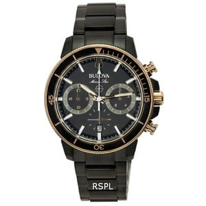 Reloj Bulova Marine Star Chronograph Quartz Diver'S 98B302 200M Men'S Watch