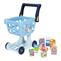 Carrito De Compras Bluey Con Ruedas Que Ruedan Libremente Para Niños Pequeños