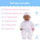 thumbnail image 2 of Baby Doll JC Toys La Baby Hispanic, 40 cm, suave y lavable para el cuerpo, 2 of 6