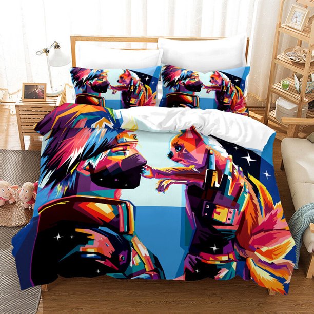 Naruto Anime Quilt Duvet Cover Bedding Set Gift3-Piece Bedding Set (1 Duvet Cover + 2 Pillow Shams)