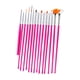 thumbnail image 4 of 15 Pinceles Para Pintar, Bolígrafo De Dibujo De Uñas Para Hacer Puntos, Decoraciones De Arte Polaco, Rosa Roja, 4 of 5