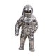 thumbnail image 2 of Estatuilla De Hombre Espacial De Cerámica Escultura Astronauta Cosmonauta Estatua Arte Plata, 2 of 5