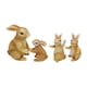thumbnail image 4 of 4pcs Bunny Statue Crafts Decoración Creativa De Escritorio Para La Mesa De Porche De Césped, 4 of 5