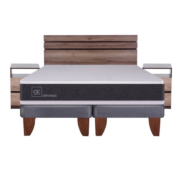 Cama Europea Europea New Ortopedic 2P Bd Ares S 2 Plaza Base Dividida