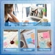 thumbnail image 4 of 500 notas adhesivas transparentes, notas adhesivas transparentes, 6 colores, notas adhesivas autoadhesivas, almohadillas impermeables, notas adhesivas transparentes desmontables para estudiantes, lect, 4 of 7