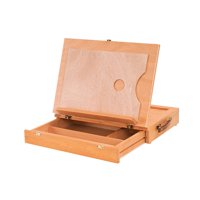 Bothyi - Caballete De Madera Con Superficie Lisa, Caballete De Mesa Para Pintar, Dibujar, Dibujar M