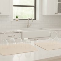 Set De 2 Tapetes De Secado Nautica Home Alta Absorción Beige