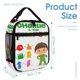 thumbnail image 2 of Charlie & las formas-theme Lunch Box Lunch Bag Insulated Reusable Lunch Tote Bag Cooler Tote Bag For Men Women gifts 20*11*27cm, 2 of 6