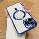 thumbnail image 1 of Luxury Plating Clear Magnetic For Wireless Charge Case For IPhone 14 13 12 11 Pro Max X XR XS 8 7 Plus Soft Silicone Cover, 1 of 3