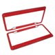 thumbnail image 4 of 2x 12 "x6" marco de la placa marco bling rhinestone cristal diamante 8 filas rojo, 4 of 5