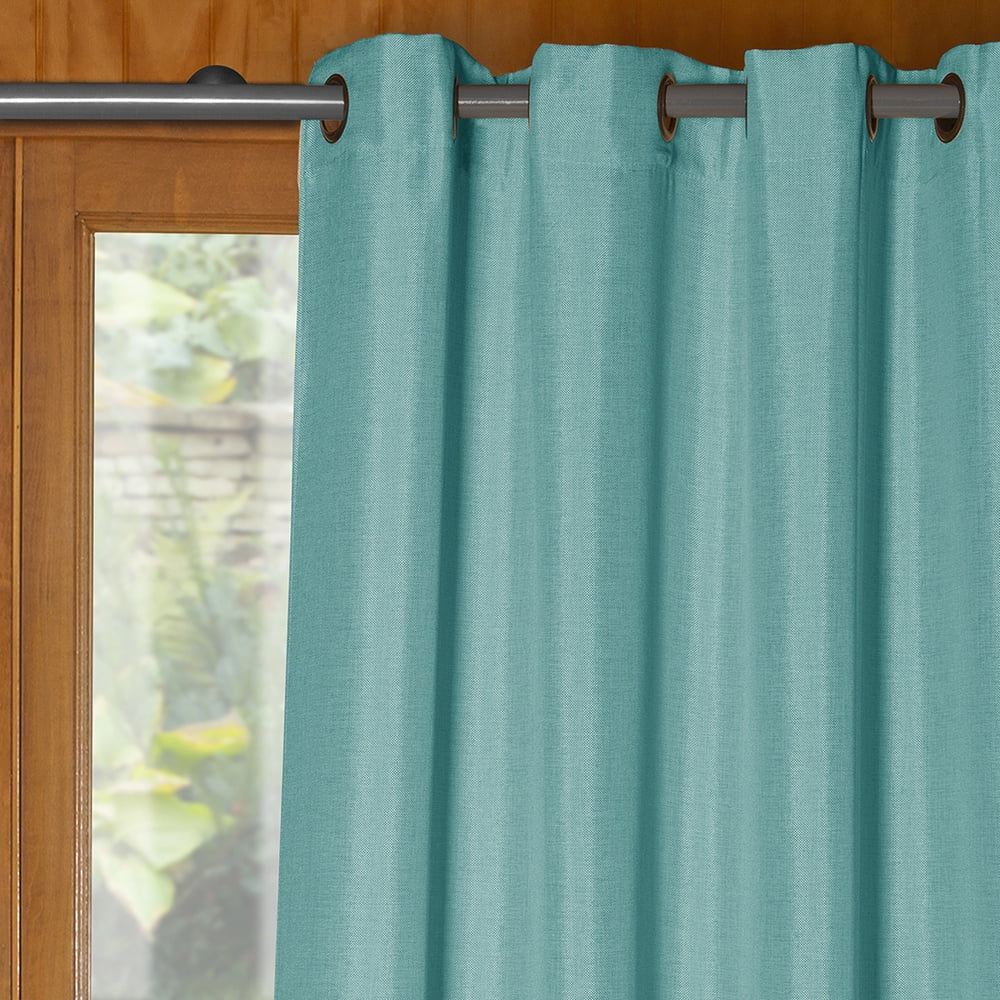 Masel - Cortina De Tela Mati Turquesa 140x225