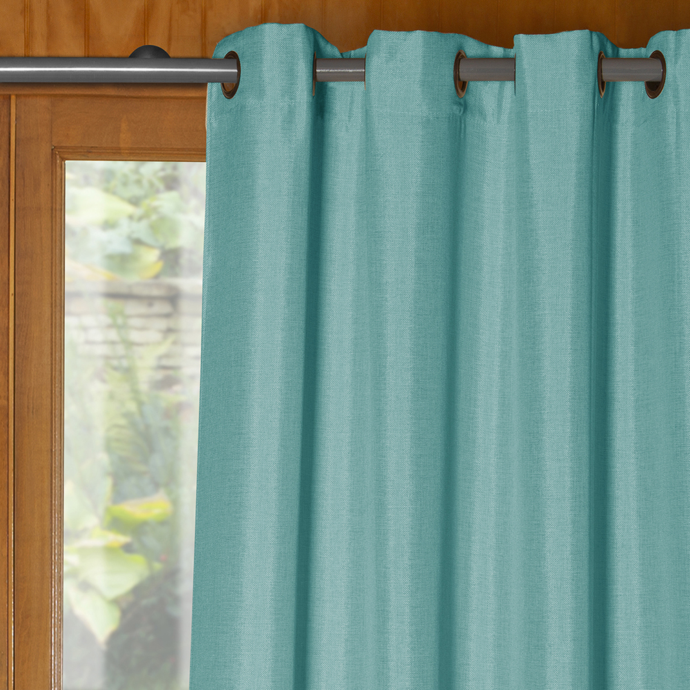 Masel - Cortina De Tela Mati Turquesa 140X225
