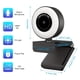 thumbnail image 2 of 1080P Webcam With Ring Light, Microphone. Wire Control Smooth Dimming, Advanced Auto-Focus, Desktop Or Laptop USB Webcam, Meeting Cameras, For Online Video Calling Recording Conferencing Online Classe, 2 of 2