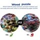 thumbnail image 3 of Puzzle de madera Wobehsk Dachshund 500 piezas para adultos, 3 of 8
