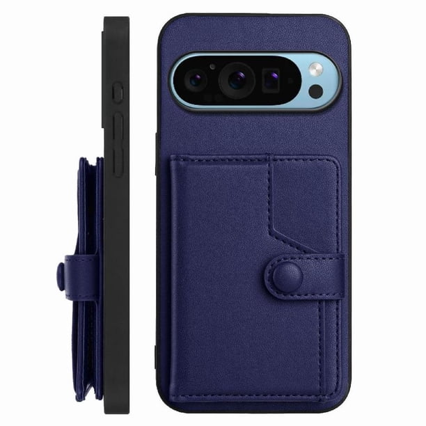 FOXDOCK Funda para Google PIXEL 9 con Bloqueo RFID - Diseño Elegante con Cierre de Botón