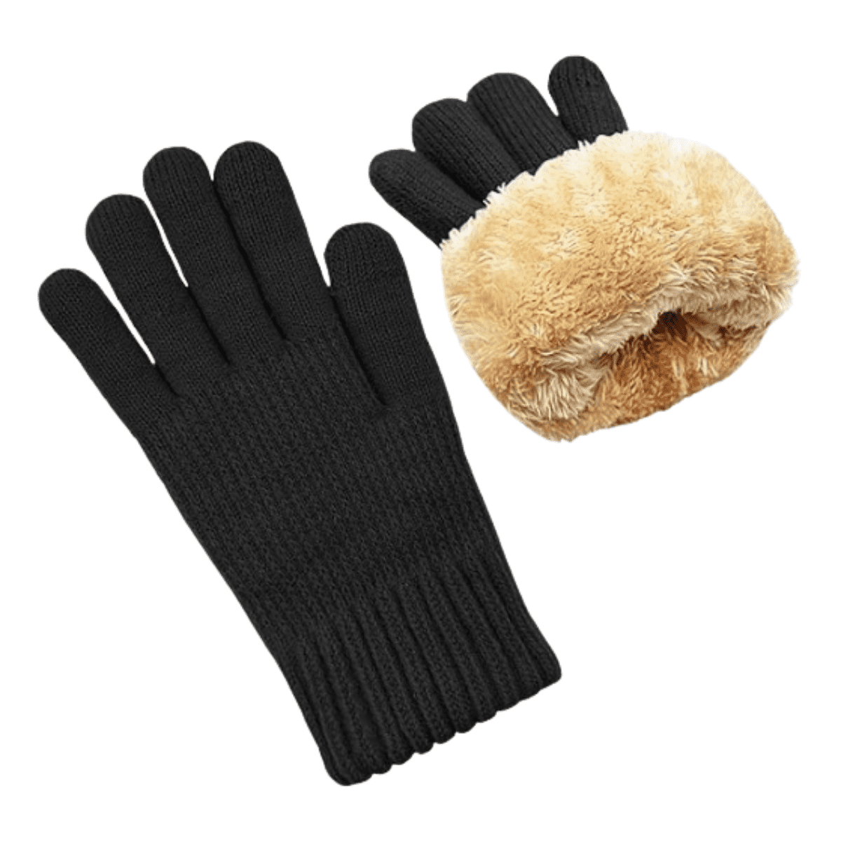 Genérico - Pack 12 Guantes De Lana Térmico Para El Frío Con Chiporro